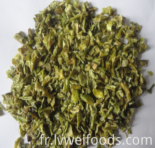 Dehydrated Mexican Green Pepper 3 3mm